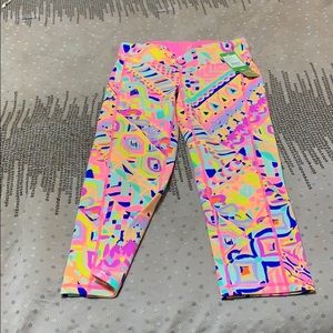 NWT Lilly Pulitzer Luxletic crop leggings M
